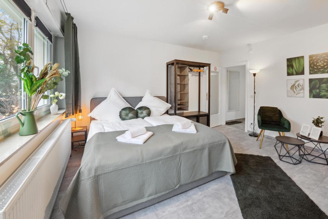 1 Zi. Wohnung, 34M², Parken, Messe Dus دوسبرغ المظهر الخارجي الصورة