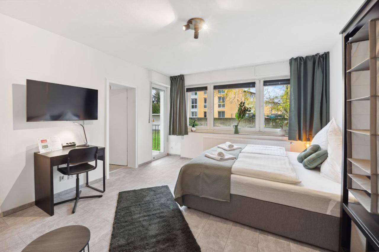 1 Zi. Wohnung, 34M², Parken, Messe Dus دوسبرغ المظهر الخارجي الصورة
