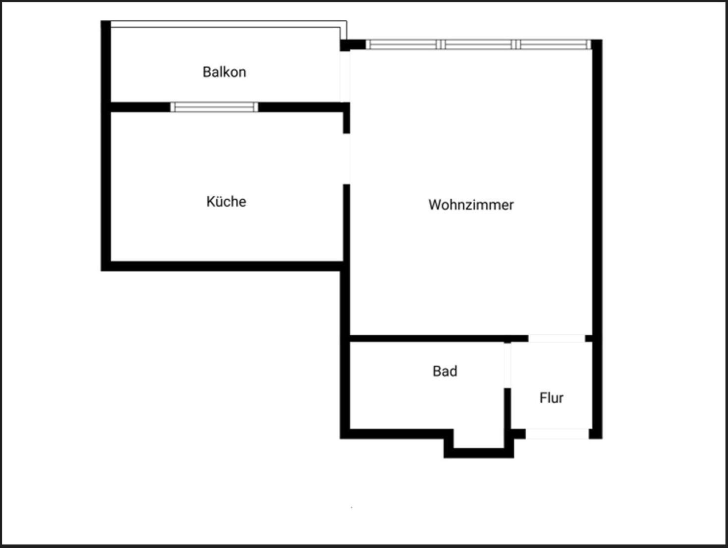 1 Zi. Wohnung, 34M², Parken, Messe Dus دوسبرغ المظهر الخارجي الصورة